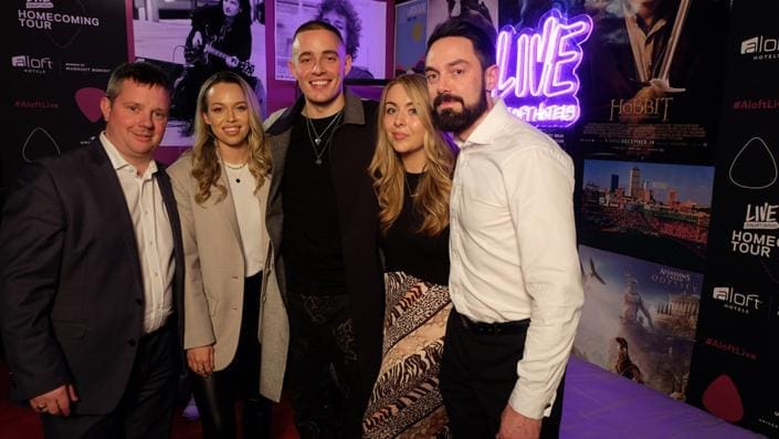 Live at Aloft with Dermot Kennedy. Photobooth