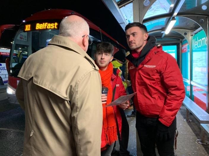 Bus Eireann Customer Service Representatives at Dublin Airport
