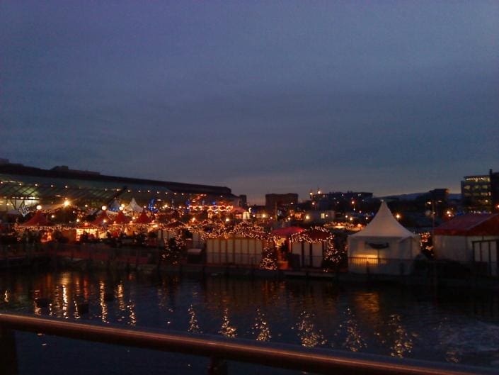 Docklands Christmas Market At Night Event and festival management