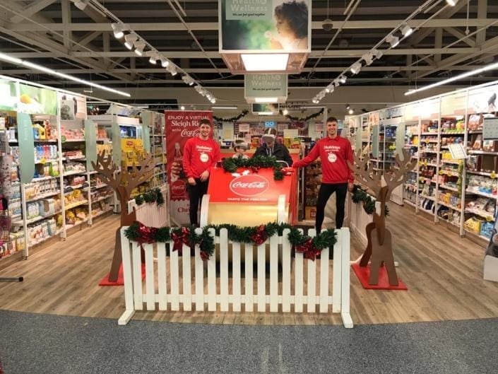 Coca-cola Sleigh – Christmas Experiential Campaign