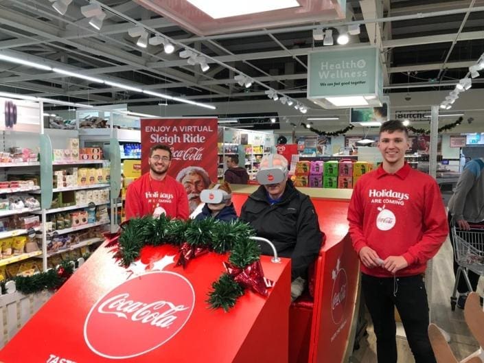 Coca-cola Sleigh – Christmas Experiential Campaign